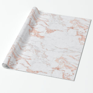 Papel De Presente Rosa de luxo Mármore