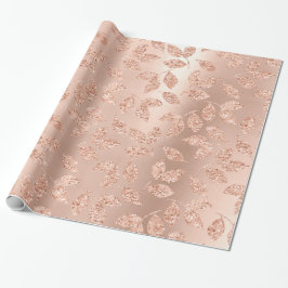 Papel De Presente Rosa Dourado Folheto Esmague Cobre Espessura da Es