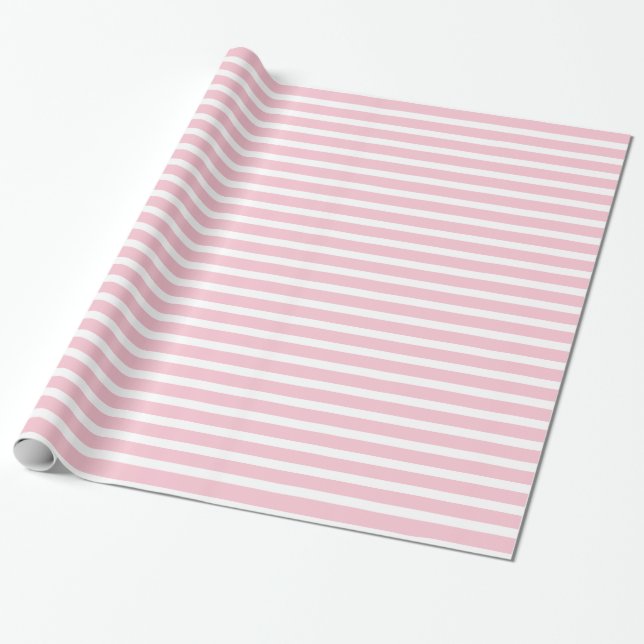 Papel De Presente Rosa e branco (Desenrolado)