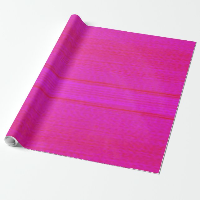 Papel De Presente Rosa Estampado (Desenrolado)