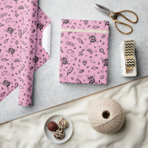 Papel De Presente Rosa Feminista