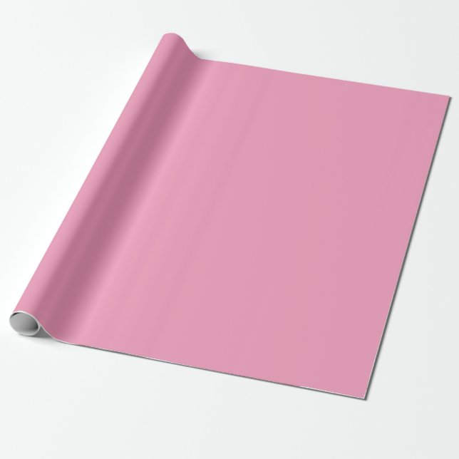 Papel De Presente Rosa Flamingo (Desenrolado)