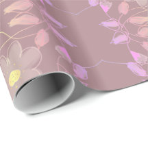 Rosa Floral Designer Gift Wrap