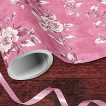 Rosa Floral Vintage Chinoiserie Decoupage