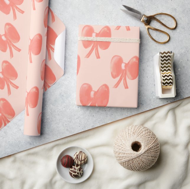Papel de Presente Rosa Menina (Artesanato)