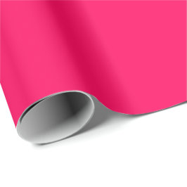 Papel De Presente Rosa Quente Brilhante Para Combinar Com Nossos Con
