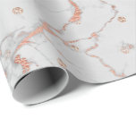 Papel De Presente Rosa Rosa Rosa Rosa Dourada Cristais para Mármore<br><div class="desc">Minimalismo e elegância de acordo com as verdadeiras tendências de decoração interior. Para muitas ocasiões</div>