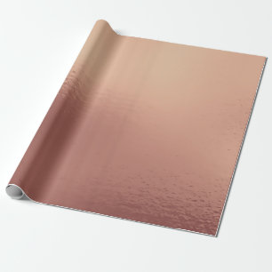 Papel De Presente Rosa Rosa Rosa Rosa Dourada Vidro Mínimo Esbranqui