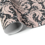 Papel De Presente Rosa Rosa Rosa Rosa Rosa Cor-de-rosa Pera-Preta-Da<br><div class="desc">O Livro Glam e Chic Wrapping Paper para muitas ocasiões como aniversário,  aniversário,  casamento,  festa de noiva,  novo emprego,  nova casa,  festa corporativa,  festa de aposentadoria,  novo bebê..</div>