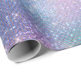 Papel De Presente Rosa Rosa Rosa Rosa Rosa Rosa Pintel Faísca Azul I