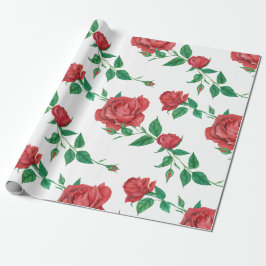 Papel De Presente Rosas