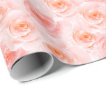 Papel De Presente Rosas bonito de Cor de Água Rosa<br><div class="desc">Rosas bonito de Cor de Água Rosa</div>