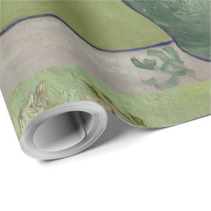 Papel De Presente Rosas cor-de-rosa de vida contínua num vaso de Va