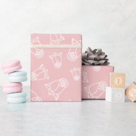 Papel De Presente Rosas de Casamento Lindas Presente para Despedida
