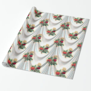 Papel De Presente Rosas de estanho que embrulham papel