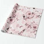 Papel De Presente Rosas Rosas Shabby Chic Glam Elegante Festa Floral<br><div class="desc">papel de embrulho personalizado</div>