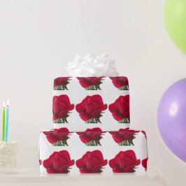 Papel De Presente Rose rouge - Red rose