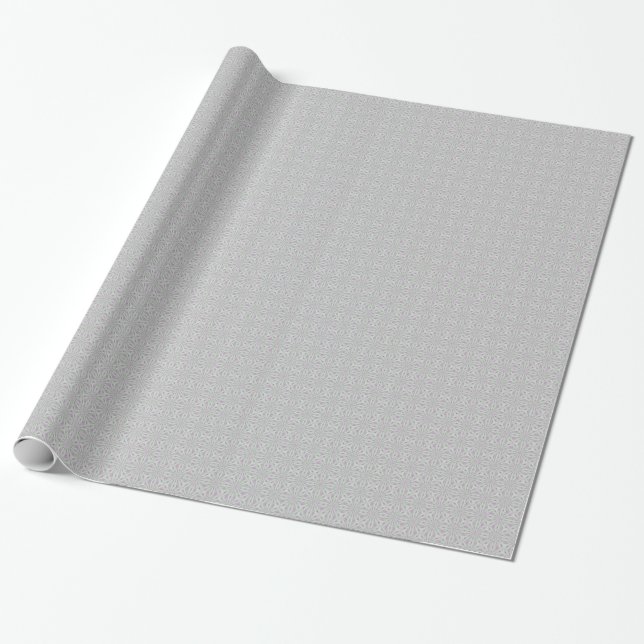 Papel De Presente Rosetas de Natal rosa e verde (Desenrolado)