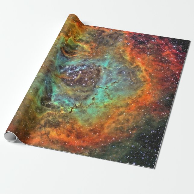 Papel De Presente Rosette Nebula (Desenrolado)