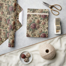 Papel De Presente Rosewood Crematory - Gótica Floral Bandana