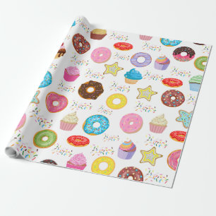 Papel De Presente ROSQUINHA e CUPCAKES