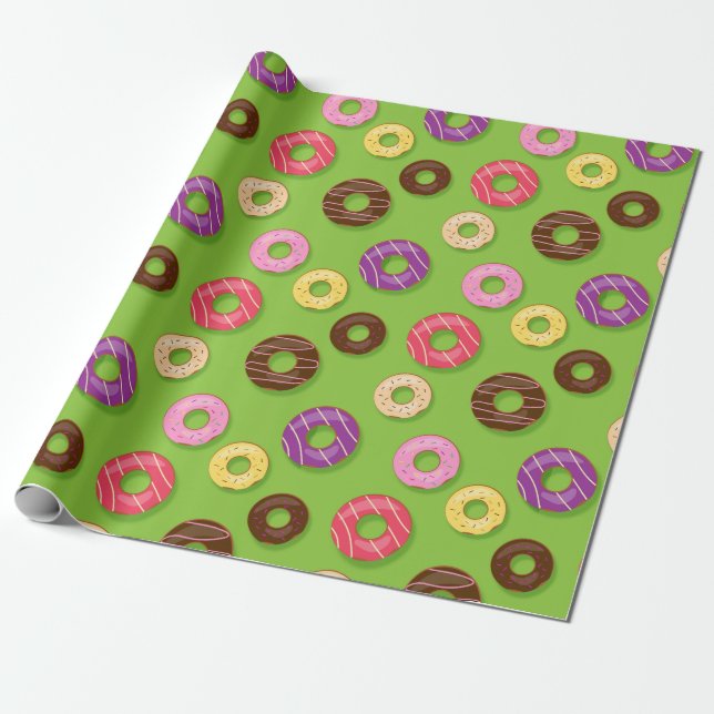 Papel De Presente Rosquinhas (Desenrolado)