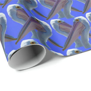 Papel De Presente Rostos Pelicanos Cheeky,
