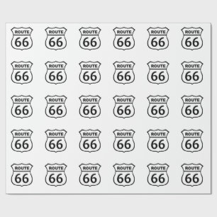 Papel De Presente Rota 66