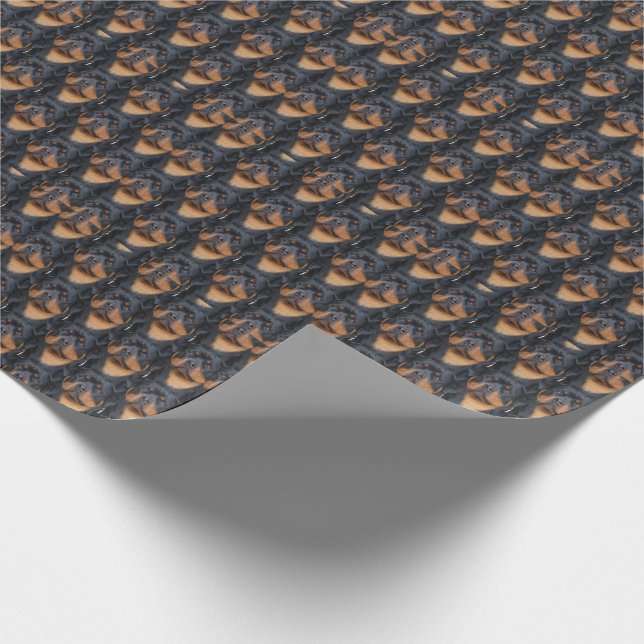 Papel De Presente Rottweiler (Ponta)