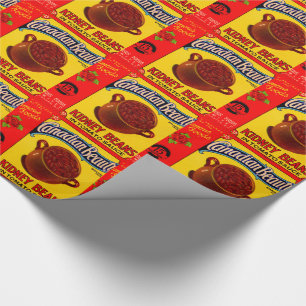 Papel De Presente Rótulo canadense Beauty rim beans 1930