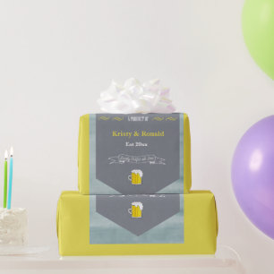 Papel De Presente Rótulo personalizado de cerveja para bebês, Chá en