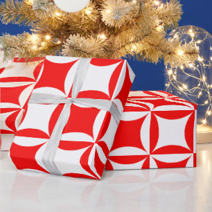 Papel De Presente Roubando Peter para Pagar Paulo Padrão Vermelho