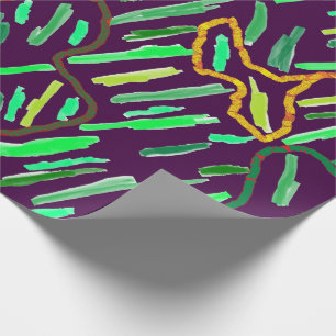 PAPEL DE PRESENTE ROUPA PROFUNDA COM PALHEIAS DE PASTEL