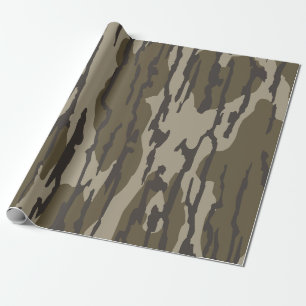 Papel De Presente Roupas e Equipamentos de Caça Camuflados Bottom La