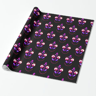 Papel De Presente Roxo e preto