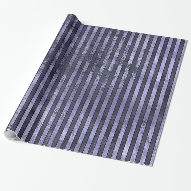 Papel De Presente Roxo e Preto Grunge Angustiado (Desenrolado)