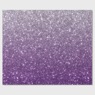 Papel De Presente Roxo Ombre Lítio