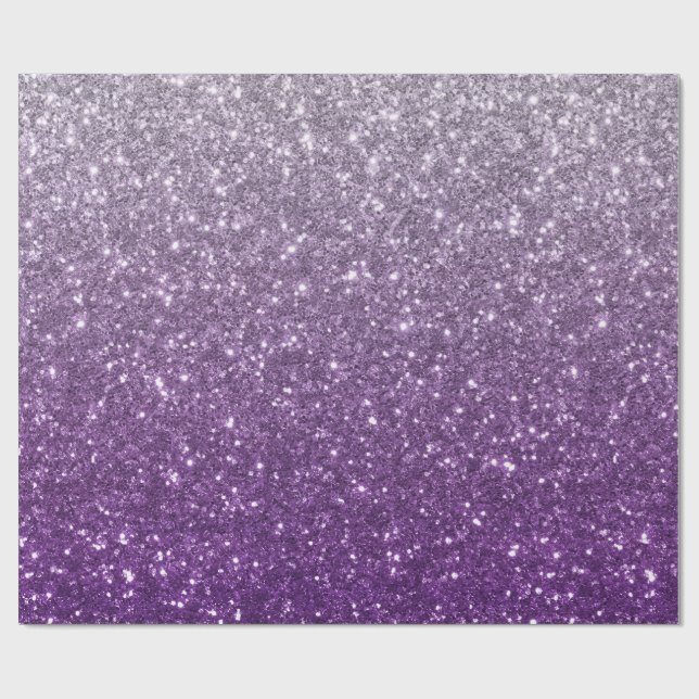 Papel De Presente Roxo Ombre Lítio (Aberto)