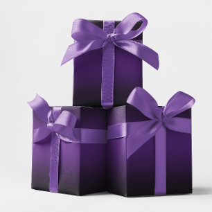 Papel De Presente Roxo Real Elegante e Mambre Negro