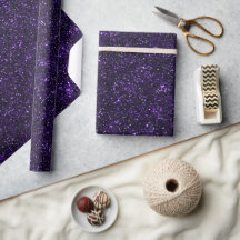 Roxo Real Glitter Preto Padrão