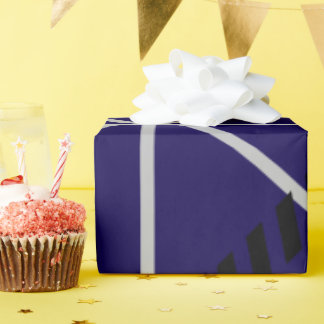 Papel De Presente Royal Blue Modern Design