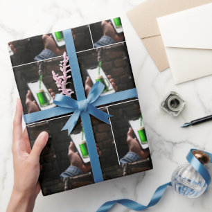 Papel De Presente Rua, cerveja verde do dia de Patrick