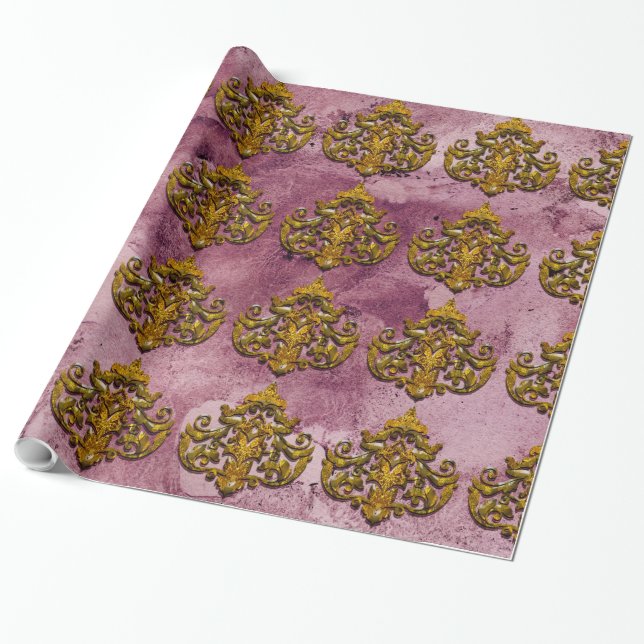 Papel De Presente Rua de Natal Nicholas Victorian IV (Desenrolado)