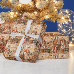 Papel De Presente Rua, Nick Rua, Nicholas Dutch Sinterklaas Vintage