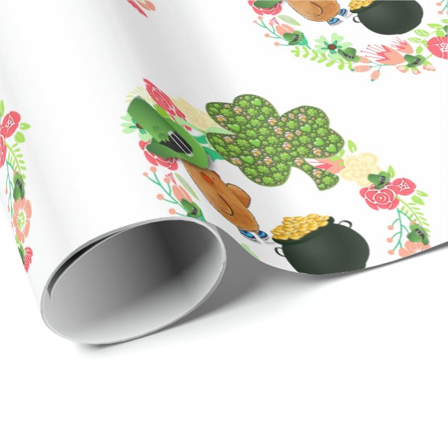 Papel De Presente Rua, papel de enrolador de dia de Patrick (Ponta do rolo)