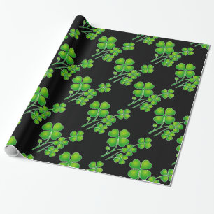 Papel De Presente Rua, Patrick's Day Clover + suas ideias
