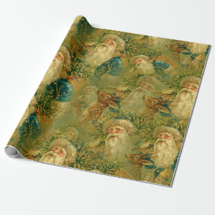 Papel De Presente Ruas de Natal de Nickolas Santa Claus