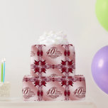 Papel De Presente Ruby 40th Wedding Anniversário Wrapping Paper<br><div class="desc">Um Design da Digitalbcon Images que apresenta uma cor vermelha rubi e um tema design elegante com uma variedade de formas de imagens personalizadas, padrões, estilos e fontes neste documento de enrolar "Ruby 40th Wedding Anniversário", de um tipo. Este design atraente é concluído com a opção de exibição em camadas....</div>