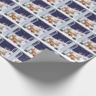 Papel De Presente Rudolf Wrapping Paper