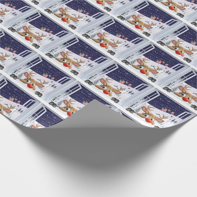 Papel De Presente Rudolf Wrapping Paper (Ponta)